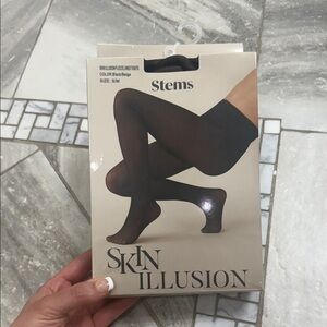 Stems Skin Illusion Black Tights